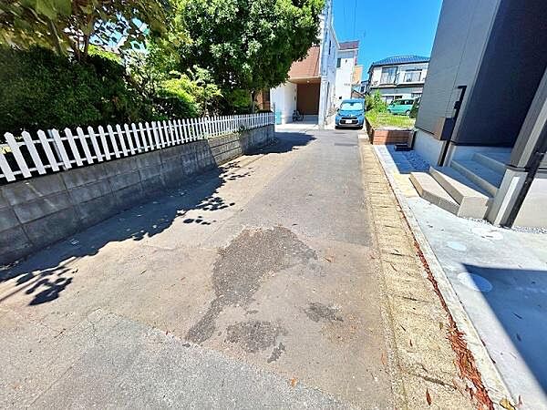 見通しの良い前面道路