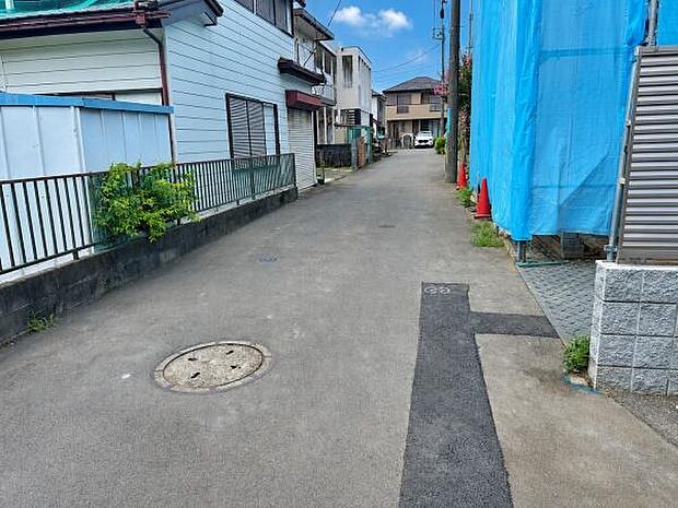 見通しの良い前面道路
