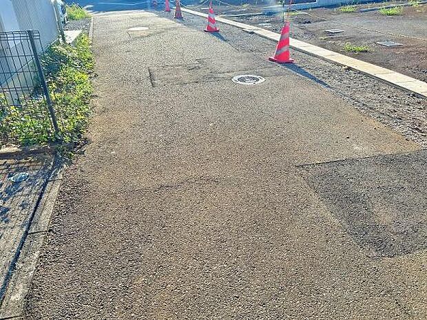 見通しの良い前面道路