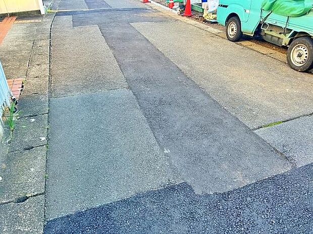 見通しの良い前面道路