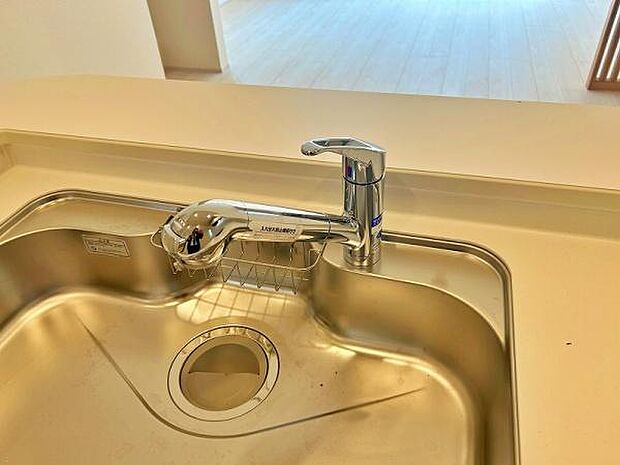 浄水器一体型の水栓は便利です