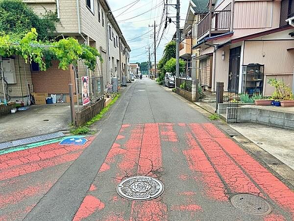 広く見通しの良い前面道路
