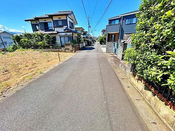 見通しの良い前面道路