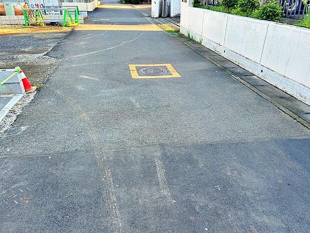 見通しの良い前面道路