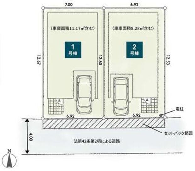 図面と現況が異なる場合は現況を優先します