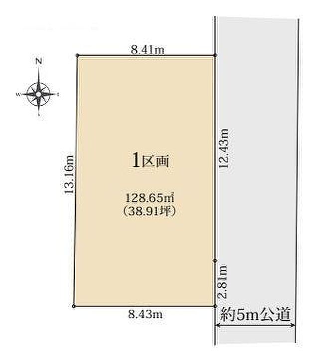 建物参考面積:105.16平米