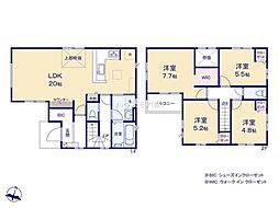 我孫子市天王台6丁目　1号棟　新築戸建て