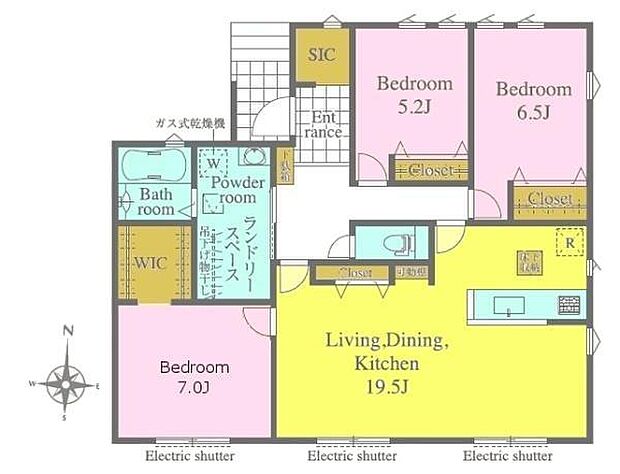 3LDKの魅力的な間取り！LDKはゆったりとした空間で、ご家族との団らん時間が、より一層充実したものになりますね！家族との仲が深まり、自然と笑顔が増えそうです！