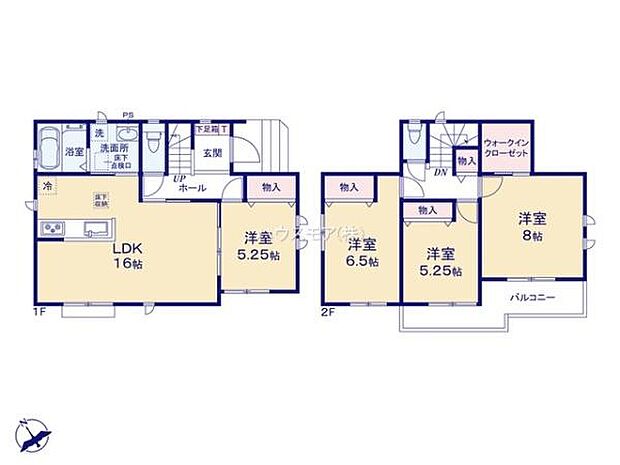 4LDKの魅力的な間取り!LDKはゆったりとした空間で、ご家族との団らん時間が、より一層充実したものになりますね家族との仲が深まり、自然と笑顔が増えそうです!