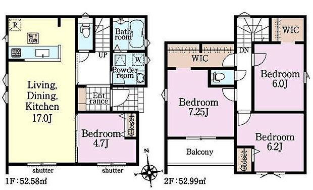 【現地販売会開催中】4LDKの魅力的な間取り!LDKはゆったりとした空間で、ご家族との団らん時間が、より一層充実したものになりますね!家族との仲が深まり、自然と笑顔が増えそうです!