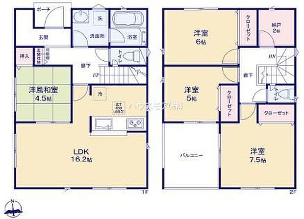 4LDKの魅力的な間取り!LDKはゆったりとした空間で、ご家族との団らん時間が、より一層充実したものになりますね家族との仲が深まり、自然と笑顔が増えそうです!