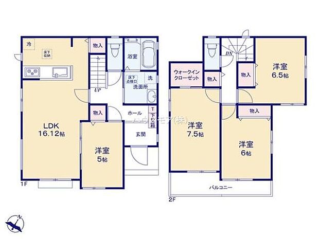 4LDKの魅力的な間取り！LDKはゆったりとした空間で、ご家族との団らん時間が、より一層充実したものになりますね家族との仲が深まり、自然と笑顔が増えそうです！