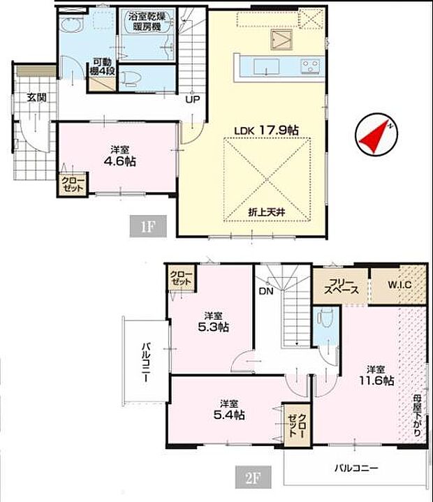 4LDKの魅力的な間取り！LDKはゆったりとした空間で、ご家族との団らん時間が、より一層充実したものになりますね家族との仲が深まり、自然と笑顔が増えそうです！