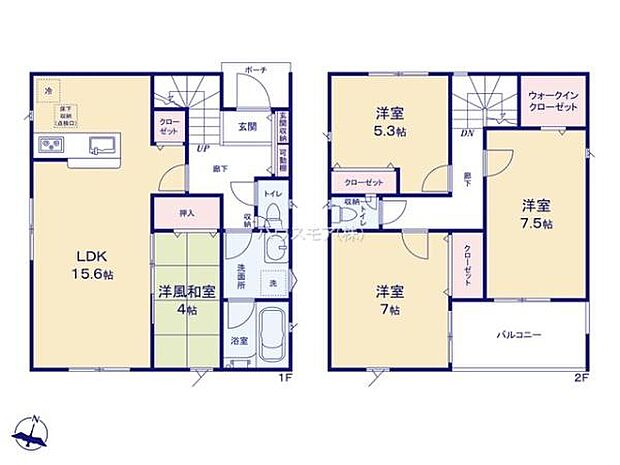 4LDKの魅力的な間取り！LDKはゆったりとした空間で、ご家族との団らん時間が、より一層充実したものになりますね家族との仲が深まり、自然と笑顔が増えそうです！