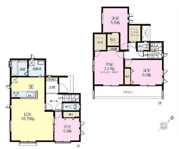4LDKの魅力的な間取り！LDKはゆったりとした空間で、ご家族との団らん時間が、より一層充実したものになりますね。家族との仲が深まり、自然と笑顔が増えます！