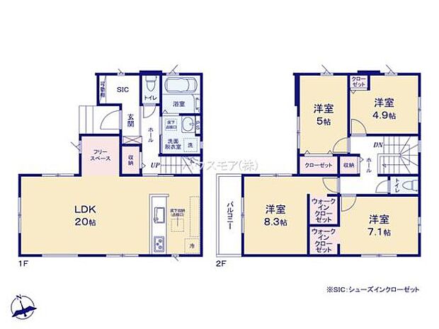 4LDKの魅力的な間取り!LDKはゆったりとした空間で、ご家族との団らん時間が、より一層充実したものになりますね!家族との仲が深まり、自然と笑顔が増えそうです!
