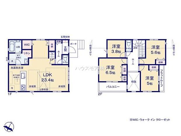 4LDKの魅力的な間取り!LDKはゆったりとした空間で、ご家族との団らん時間が、より一層充実したものになりますね家族との仲が深まり、自然と笑顔が増えそうです!
