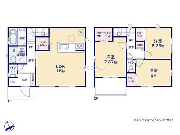 3LDKの魅力的な間取り!LDKはゆったりとした空間で、ご家族との団らん時間が、より一層充実したものになりますね家族との仲が深まり、自然と笑顔が増えそうです!