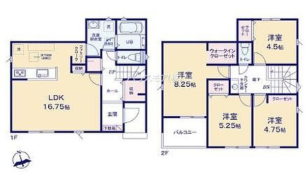 4LDKの魅力的な間取り!LDKはゆったりとした空間で、ご家族との団らん時間が、より一層充実したものになりますね家族との仲が深まり、自然と笑顔が増えそうです!