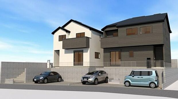 こちらは完成予想パースになります!周辺環境や他物件もまとめてご案内可能です!不動産の事ならどんな事でもお気軽にご相談ください。