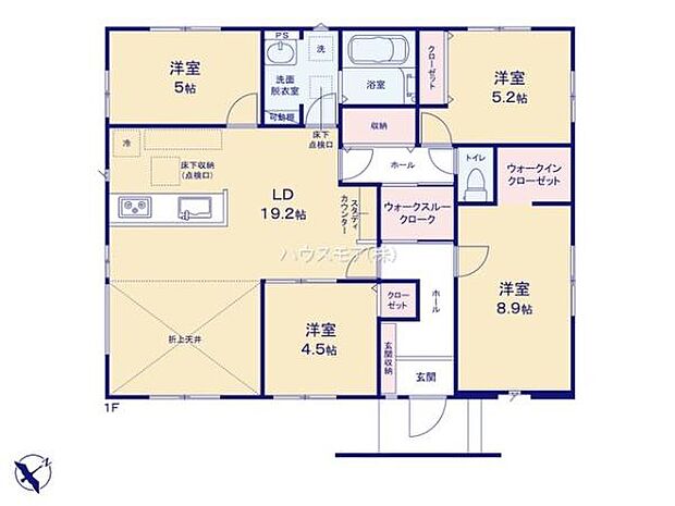 4LDKの魅力的な間取り！LDKはゆったりとした空間で、ご家族との団らん時間が、より一層充実したものになりますね家族との仲が深まり、自然と笑顔が増えそうです！