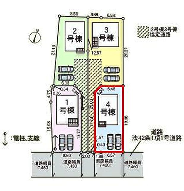 カースペースは2台付き！セカンドカー持ちの方や急な来客時にも安心ですね。