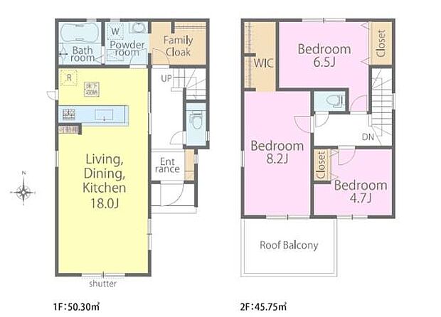 3LDKの魅力的な間取り!LDKはゆったりとした空間で、ご家族との団らん時間が、より一層充実したものになりますね家族との仲が深まり、自然と笑顔が増えそうです!