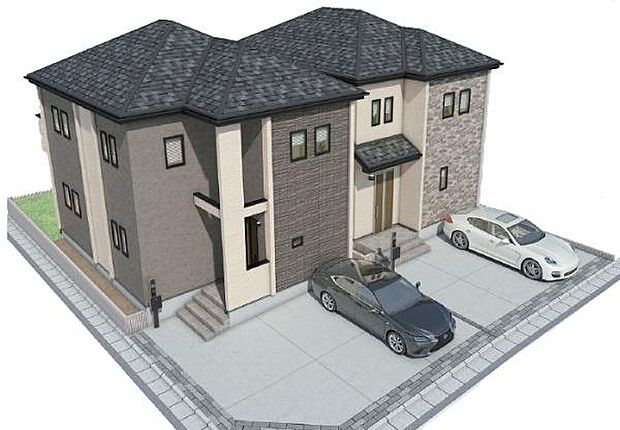 こちらは完成予想パースになります!周辺環境や他物件もまとめてご案内可能です!不動産の事ならどんな事でもお気軽にご相談ください。