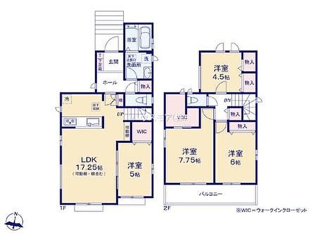 4LDKの魅力的な間取り！LDKはゆったりとした空間で、ご家族との団らん時間が、より一層充実したものになりますね家族との仲が深まり、自然と笑顔が増えそうです！
