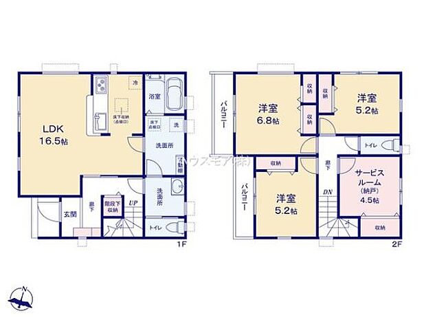 3SLDKの魅力的な間取り!LDKはゆったりとした空間で、ご家族との団らん時間が、より一層充実したものになりますね家族との仲が深まり、自然と笑顔が増えそうです!