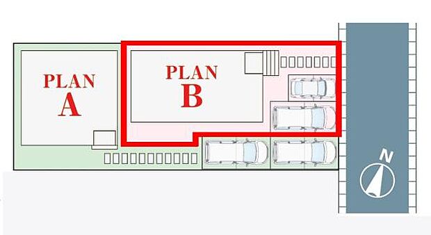 カースペースは2台付き!セカンドカー持ちの方や急な来客時にも安心ですね。物件探しのご条件・ご要望などありましたら、何なりとスタッフまでお申し付けください!