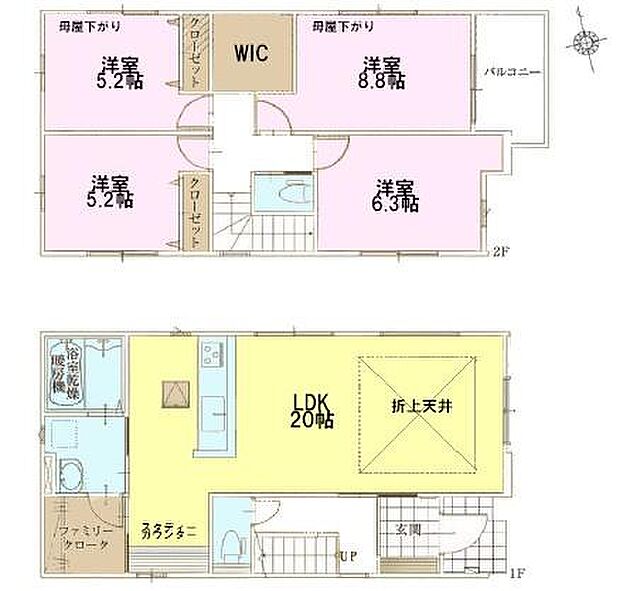 4LDKの魅力的な間取り!LDKはゆったりとした空間で、ご家族との団らん時間が、より一層充実したものになりますね家族との仲が深まり、自然と笑顔が増えそうです!