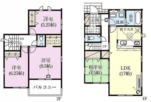 4LDKの魅力的な間取り！LDKはゆったりとした空間で、ご家族との団らん時間が、より一層充実したものになりますね家族との仲が深まり、自然と笑顔が増えそうです！
