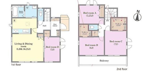 4LDKの魅力的な間取り!LDKはゆったりとした空間で、ご家族との団らん時間が、より一層充実したものになりますね家族との仲が深まり、自然と笑顔が増えそうです!
