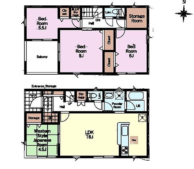 4SLDKの魅力的な間取り!LDKはゆったりとした空間で、ご家族との団らん時間が、より一層充実したものになりますね!家族との仲が深まり、自然と笑顔が増えそうです!