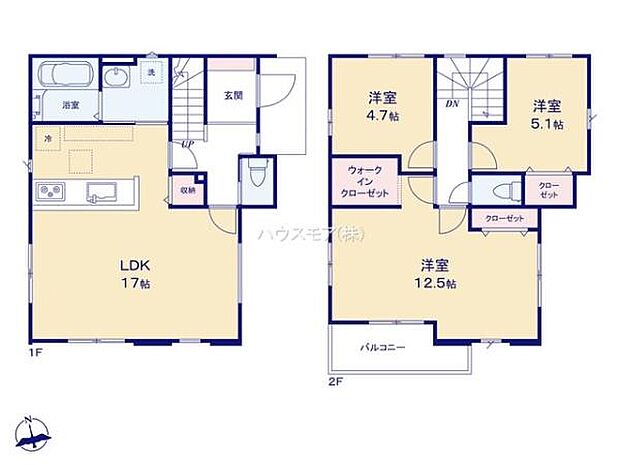 3(4)LDKの魅力的な間取り！LDKはゆったりとした空間で、ご家族との団らん時間が、より一層充実したものになりますね。家族との仲が深まり、自然と笑顔が増えます！