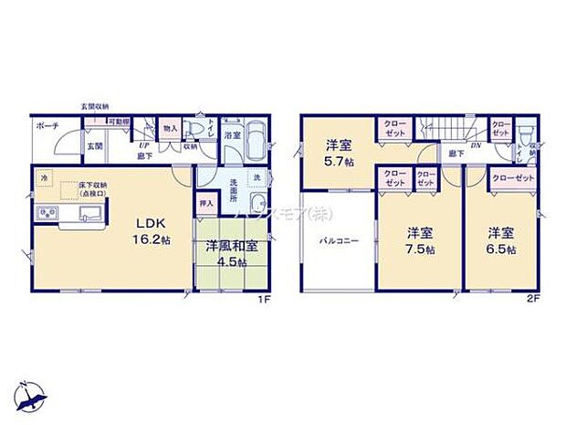 4LDKの魅力的な間取り！LDKはゆったりとした空間で、ご家族との団らん時間が、より一層充実したものになりますね家族との仲が深まり、自然と笑顔が増えそうです！