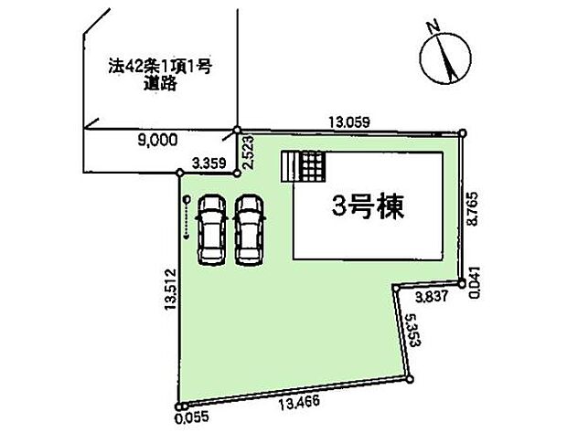 カースペースは2台付き！セカンドカー持ちの方や急な来客時にも安心ですね。