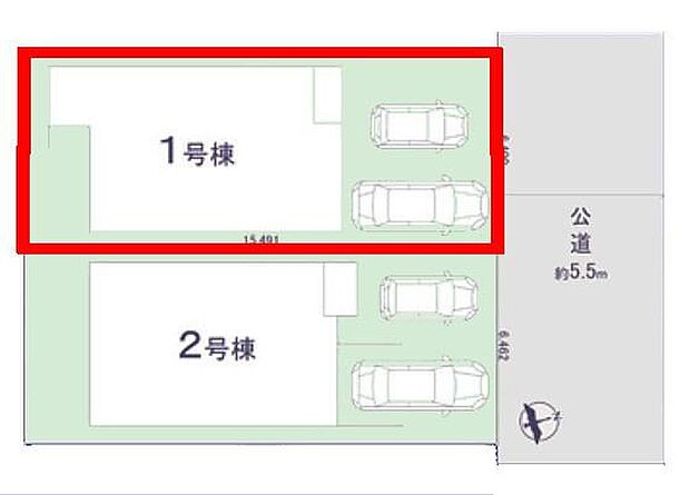 カースペースは2台付き！セカンドカー持ちの方や急な来客時にも安心ですね。物件探しのご条件・ご要望などありましたら、何なりとスタッフまでお申し付けください！