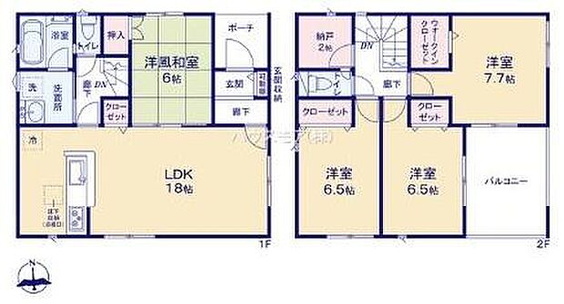 4LDKの魅力的な間取り！LDKはゆったりとした空間で、ご家族との団らん時間が、より一層充実したものになりますね家族との仲が深まり、自然と笑顔が増えそうです！