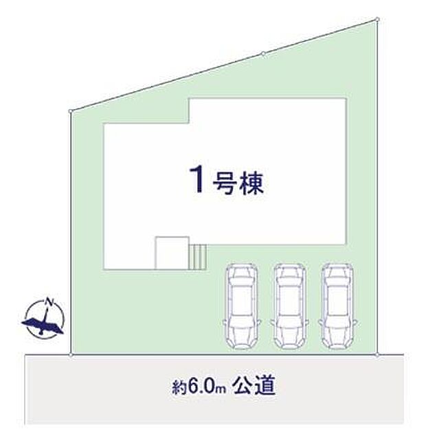 カースペースは3台付き！セカンドカー持ちの方や急な来客時にも安心ですね。物件探しのご条件・ご要望などありましたら、何なりとスタッフまでお申し付けください！