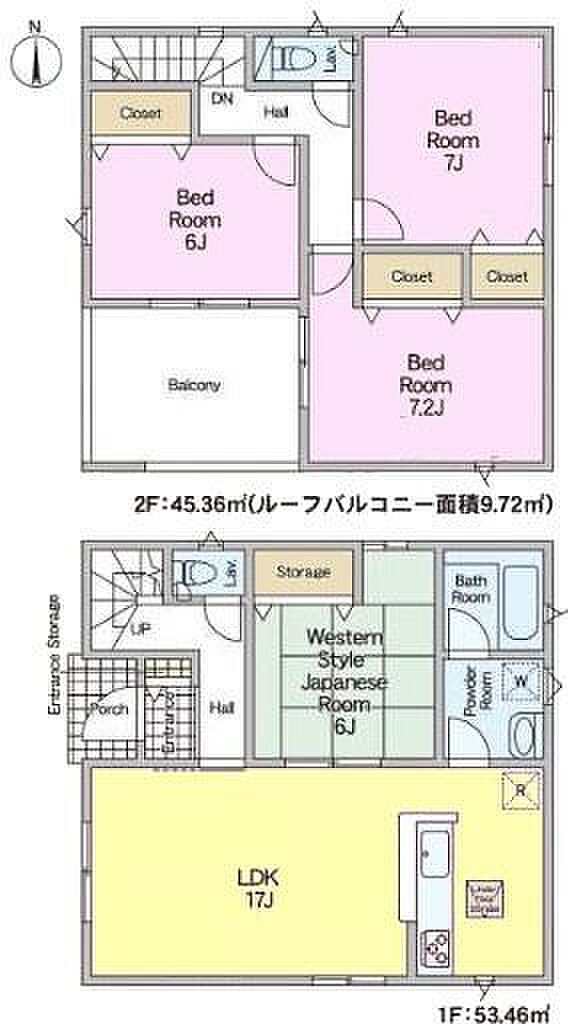 4LDKの魅力的な間取り！LDKはゆったりとした空間で、ご家族との団らん時間が、より一層充実したものになりますね家族との仲が深まり、自然と笑顔が増えそうです！