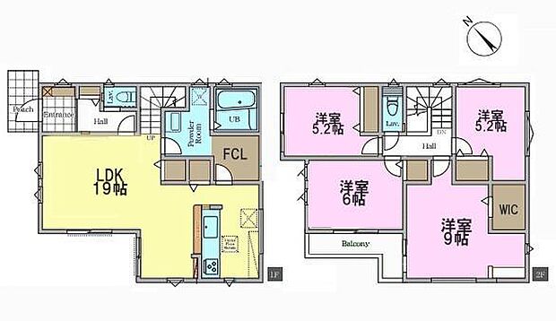 4LDKの魅力的な間取り!LDKはゆったりとした空間で、ご家族との団らん時間が、より一層充実したものになりますね!家族との仲が深まり、自然と笑顔が増えそうです!