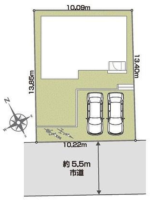 カースペース2台付きでセカンドカーをお持ちのご家庭でも安心。物件探しのご条件・ご要望・ご質問など、何なりと弊社スタッフまでお申し付けください！