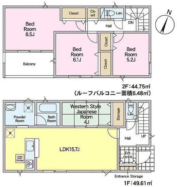 4LDKの魅力的な間取り!LDKはゆったりとした空間で、ご家族との団らん時間が、より一層充実したものになりますね家族との仲が深まり、自然と笑顔が増えそうです!