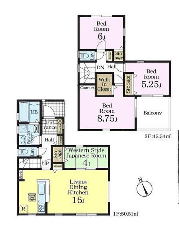 4LDKの魅力的な間取り!LDKはゆったりとした空間で、ご家族との団らん時間が、より一層充実したものになりますね家族との仲が深まり、自然と笑顔が増えそうです!