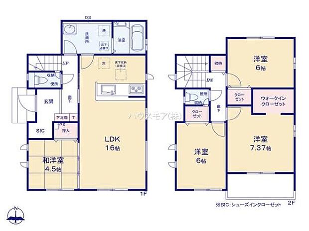 4LDKの魅力的な間取り!LDKはゆったりとした空間で、ご家族との団らん時間が、より一層充実したものになりますね家族との仲が深まり、自然と笑顔が増えそうです!