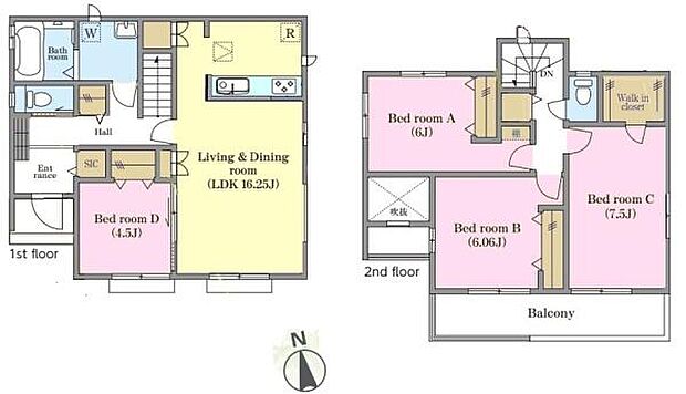 4LDKの魅力的な間取り！LDKはゆったりとした空間で、ご家族との団らん時間が、より一層充実したものになりますね家族との仲が深まり、自然と笑顔が増えそうです！