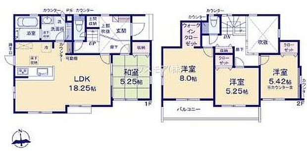 4LDKの魅力的な間取り！LDKはゆったりとした空間で、ご家族との団らん時間が、より一層充実したものになりますね！家族との仲が深まり、自然と笑顔が増えそうです！