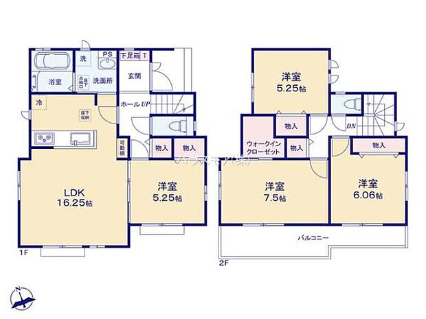 4LDKの魅力的な間取り！LDKはゆったりとした空間で、ご家族との団らん時間が、より一層充実したものになりますね家族との仲が深まり、自然と笑顔が増えそうです！
